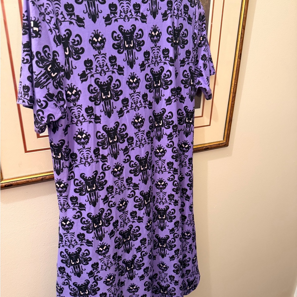 Disney A-line T shirt dress (Haunted Mansion) with pockets